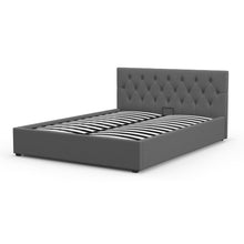 Load image into Gallery viewer, Milano Capri Luxury Gas Lift Bed Frame Base And Headboard With Storage
