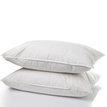 Load image into Gallery viewer, Casa Decor 50% Duck Feather 50% Down Pillow Cotton Cover 1000GSM Twin Pack
