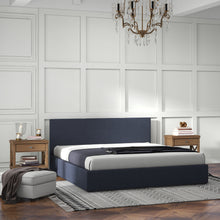 Load image into Gallery viewer, Milano Sienna Luxury Bed Frame Base And Headboard Solid Wood Padded Fabric
