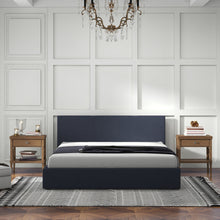 Load image into Gallery viewer, Milano Sienna Luxury Bed Frame Base And Headboard Solid Wood Padded Fabric
