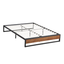 Load image into Gallery viewer, Milano Decor Sorrento Metal Wood Bed Frame Mattress Base Platform Modern
