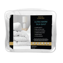 Load image into Gallery viewer, Royal Comfort 800GSM Silk Blend Quilt Duvet Ultra Warm Winter Weight
