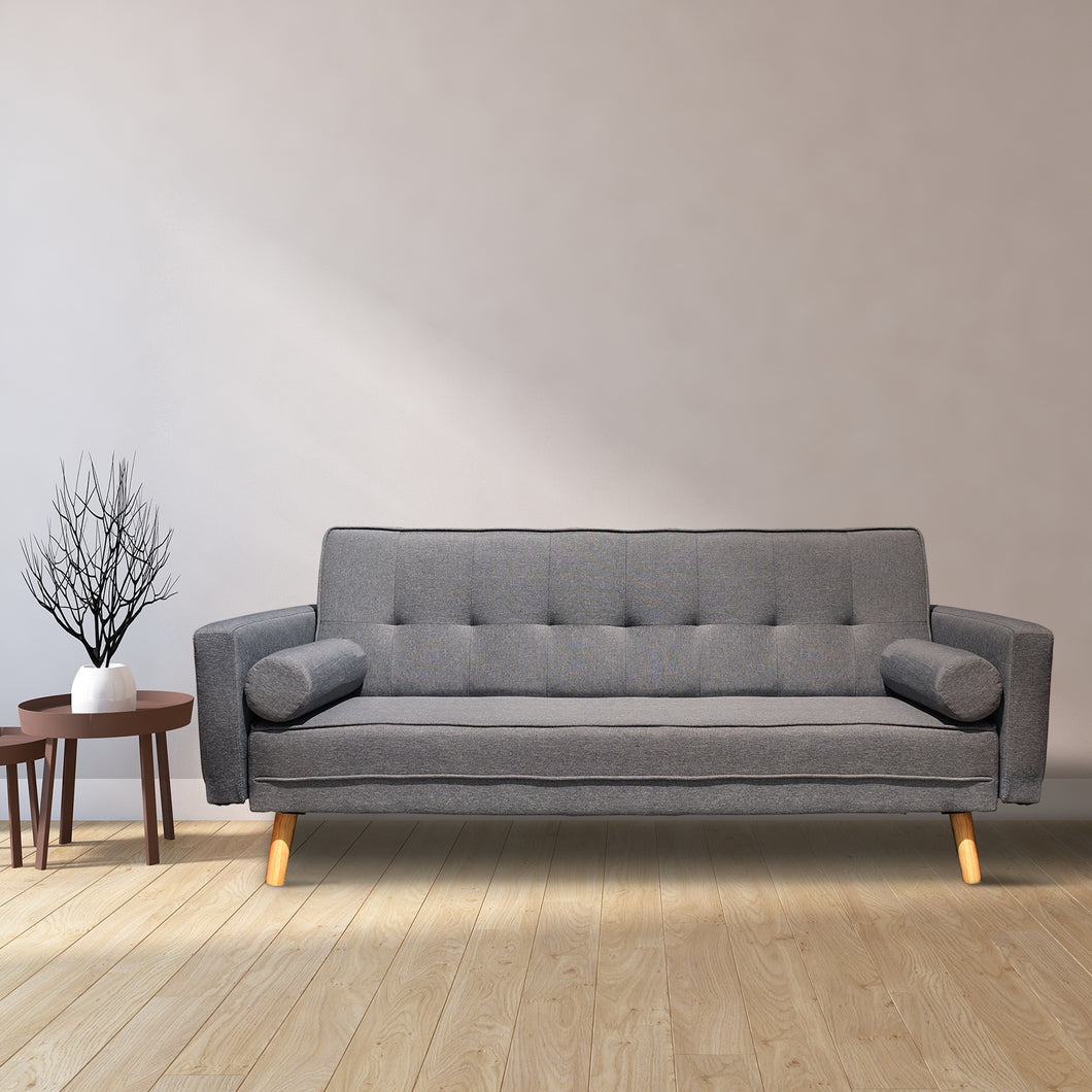 Casa Decor Sicily 2 in 1 Sofa Bed 3 Seater Futon Couch Recliner