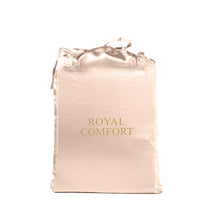 Load image into Gallery viewer, Royal Comfort Satin Sheet Set 3 Piece Fitted Sheet Pillowcase Soft Silky Smooth
