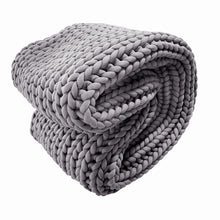 Load image into Gallery viewer, Royal Comfort Chunky Hand Knit Thick Weighted Blanket Plush 6.3KG
