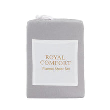 Load image into Gallery viewer, Royal Comfort Fleece Flannel Sheet Set Ultra Soft Warm Winter Thermal Bedding
