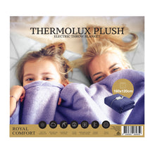 Load image into Gallery viewer, Royal Comfort Thermolux Heated Electric Fleece Throw
