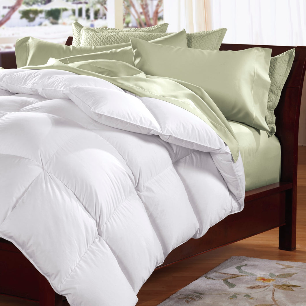 Royal Comfort 500GSM 95% Goose Feather 5% Down Quilt Duvet All-Seasons