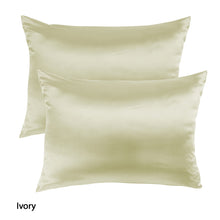 Load image into Gallery viewer, Royal Comfort Mulberry Soft Silk Hypoallergenic Pillowcase Twin Pack

