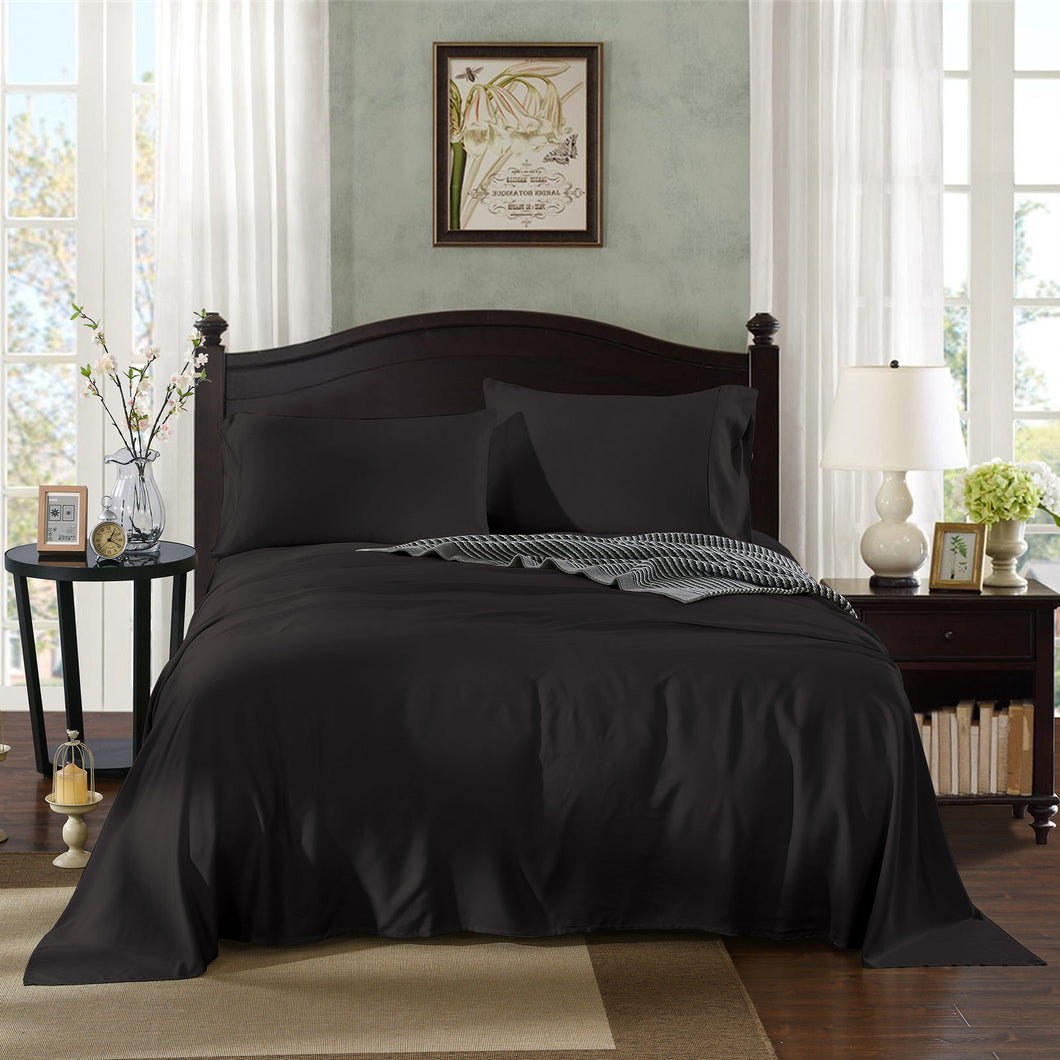 Royal Comfort 100% Bamboo Cotton 3 Piece Bedding Sheet Set Bed