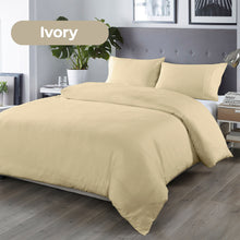 Load image into Gallery viewer, Royal Comfort Bamboo Blended Quilt Cover Set 1000TC Ultra Soft Luxury Bedding
