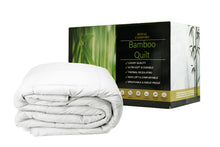 Load image into Gallery viewer, Royal Comfort Bamboo Quilt 350GSM Luxury Hotel Feel All Seasons Boxed
