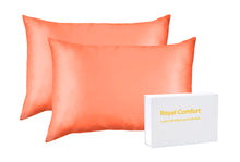 Load image into Gallery viewer, Royal Comfort Mulberry Soft Silk Hypoallergenic Pillowcase Twin Pack
