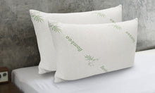 Load image into Gallery viewer, Memory Foam Pillow Bamboo Covered Ultra Soft Hypoallergenic

