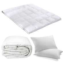 Load image into Gallery viewer, Royal Comfort Bedding Essentials Bed In Bag 1 x Quilt 1 x Topper 2 x Pillows Set
