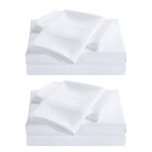 Load image into Gallery viewer, Royal Comfort 2000 Thread Count Original Bamboo Blend White Sheet Set 2 Pack
