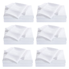 Load image into Gallery viewer, Royal Comfort 2000 Thread Count Original Bamboo Blend White Sheet Set 6 Pack
