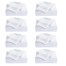 Load image into Gallery viewer, Royal Comfort 2000 Thread Count Original Bamboo Blend White Sheet Set 8 Pack
