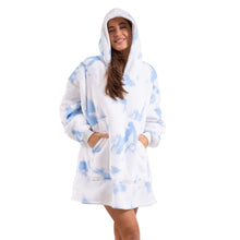 Load image into Gallery viewer, Royal Comfort Premium Snug Hoodie Nightwear Super Soft Reversible Fleece 750GSM
