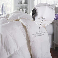 Load image into Gallery viewer, Duck Feather &amp; Down Quilt 500GSM + Duck Feather and Down Pillows 2 Pack Combo
