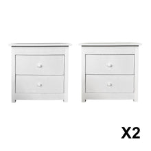 Load image into Gallery viewer, Milano Decor Bedside Table Byron Bay Storage Cabinet Bedroom
