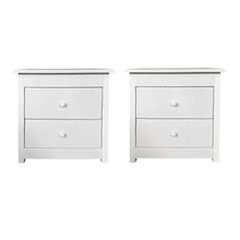 Load image into Gallery viewer, Milano Decor Bedside Table Byron Bay Storage Cabinet Bedroom
