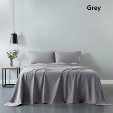 Load image into Gallery viewer, Royal Comfort 100% Cotton Soft Sheet Set And 2 Duck Feather Down Pillows Set
