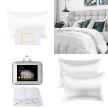 Load image into Gallery viewer, Silk Pillowcase Pack And 360GSM Silk Touch Quilt Queen Bundle
