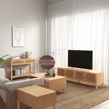 Load image into Gallery viewer, Casa Decor Santiago Rattan 3 Piece Living Room Set Console Coffee Table TV Unit
